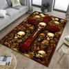 1Pc Skull Rug - Home Carpet Office Decorative Carpet For Living Room Bedroom Door Mat Floor Rug Computer Chair Area Rug