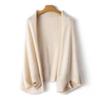 100%Wool Women'S Knitted Shawl Scarf Soft Warm Knitwear Cardigan Cloak Wraps Shoulder Neck Protect Pashmina Scarves Dual Use