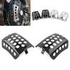 1Pair Motorcycle Caliper Screen Ert Guard Cover For Harley Davision CVO Road Electra Glide Touring 2008- Black/Chrome