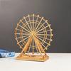 Retro Metal The London Eye Ferris Wheel Ornament England Building Home Desk Decoration Mode Souvenirs Gift