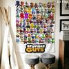 Stumble Guys Chaos Wall Hanging Printed Fabric Blanket Decorative Tapestries for Bedroom Living Room Home Decor