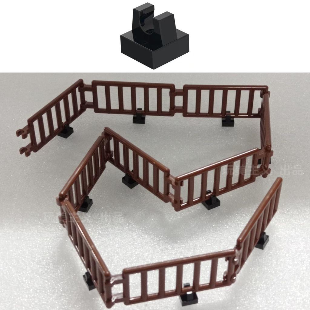 10pcs Stairs Compatible with 6020 Fence Construction Guardrail Assembled Building Blocks KIDS MOC Bricks Spare Parts Toy