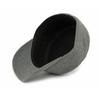 Wool Hat Men's Autumn Winter Velvet Thick Flat Hat Sunshade Hat Solid Color Peaked Cap