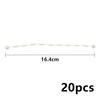 20Pcs MOC High-Tech Chain Links Bricks 63141 String featuring End Studs Construction Blocks Kid Playthings Works With x127c41 x127c11 x127c31