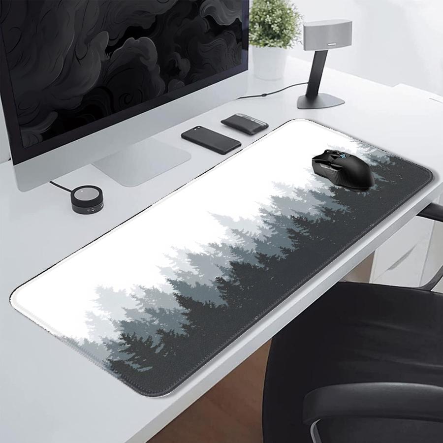 Mouse Pad Keyboard Mouse Pad Desk accessories Game Console Pad Computer Laptop Pad office Pad overlock Forest Mist Pattern 220x180x2mm