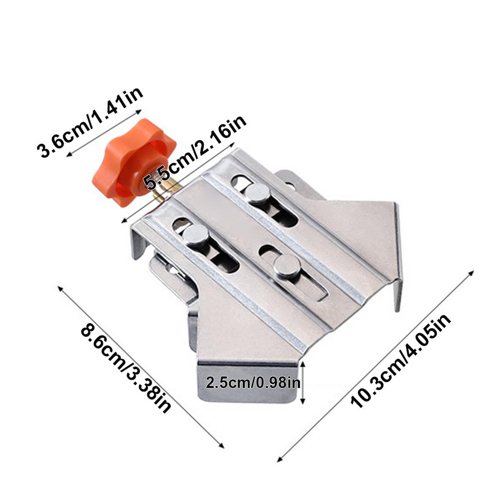 

New Right Angle Steel Clamp Carpenter Quick Positioning Clamp for Wood Panel Splicing Mini 90 Degree Right Angle Fixing Clips