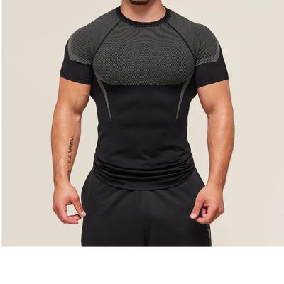 New Men's Casual Quick Drying Breathable Tight Short Sleeved T-shirt