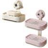 Removable Suction Cup Soap Dish Powerful Vacuum Suction Strong Hold Soap Saver  Sink