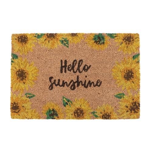 Something Different Hello Sunshine Sunflower Door Mat