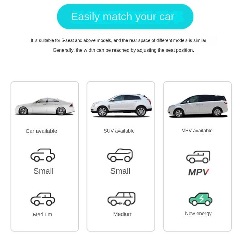 Ultra-soft Flocking Environmental Fabric Car Inflatable Bed Air Cushion Bed Car Travel Bed Portable and Comfortable