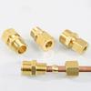 6 8 10 12 15 16-28mm OD X M8-M30 1/8" 1/4" 3/8" 1/2" 3/4" 1" BSP Male  Compression Union Brass Pipe Fitting Connector Coupler