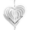 3D Wind Spinner Bird Deterrent Outdoor Garden Yard Farm Hanging Reflective Metal Wind Chime Bird Scare Device Ornament