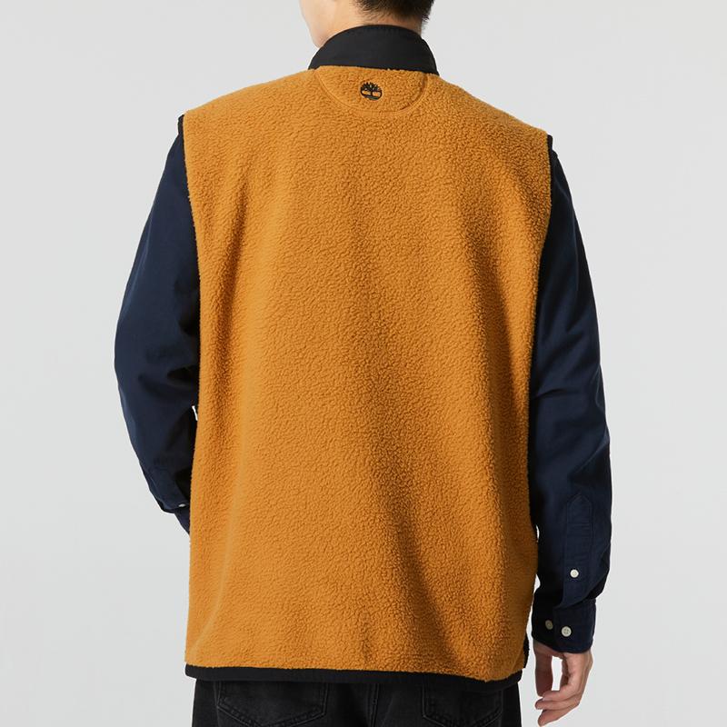 Timberland Outdoor Archive Sherpa Fleece Vest Men Vest Wheat A22F3-P57