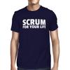 1Tee Mens Scrum For Your Life Rugby T-Shirt