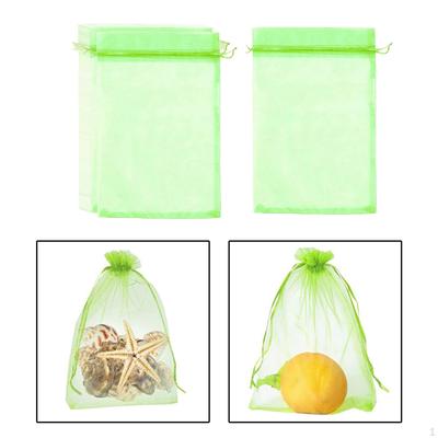 100 Protection Bags, Fruit Mesh Bags with Drawstring,