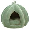 Enclosed Cat Nest Warm Cat Bed Pumpkin Shape Pet Sleeping House for Cats Washable Cat Sleeping Bed Pet Supply Halloween Pet Bed