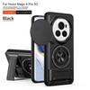 Case For Honor Magic 6 Pro BVL-AN16 Magnetic Stand Phone Case Full Body Cover Push Window Lens Protection Shockproof Shell
