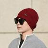 Herren Herbst Winter Samt Warm Winddicht Wollmütze Outdoor Radfahren Ohrenschutz Dicke Strickmütze