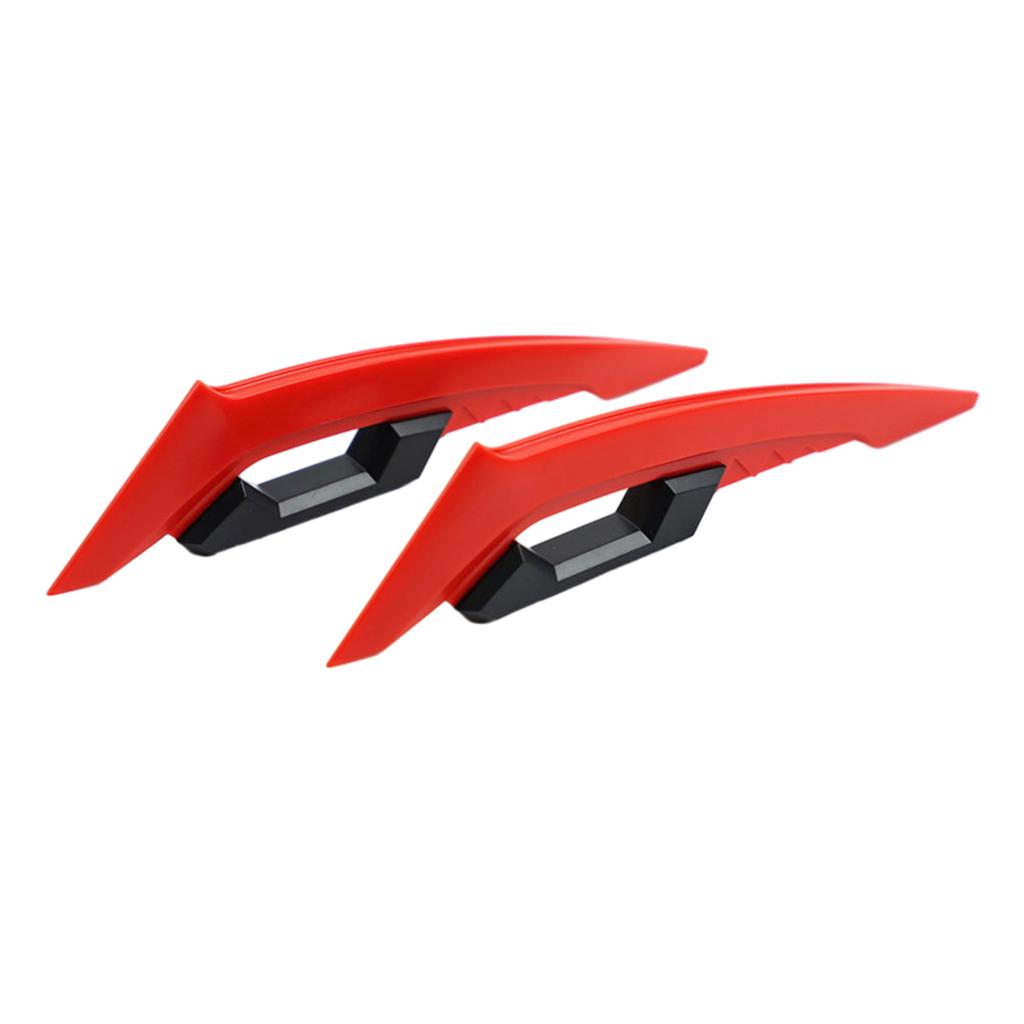 1 Pair Motorcycle Side Wings Aerodynamic Dynamic Spoiler Wings Body Trim Sticker Fairing Air Deflectors Exterior Accessories
