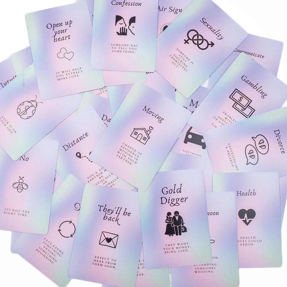 Cosmic Insights Tarot Deck 41 Oracle Cards English Version Deck Divination Party Toy Entertainment Wiccan Supplies