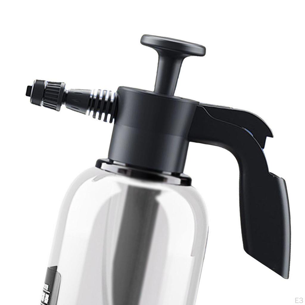 2000ml Car Wash Pump Foaming Sprayer, Watering Can Single Hand Pressure Multipurpose Spraying Lance