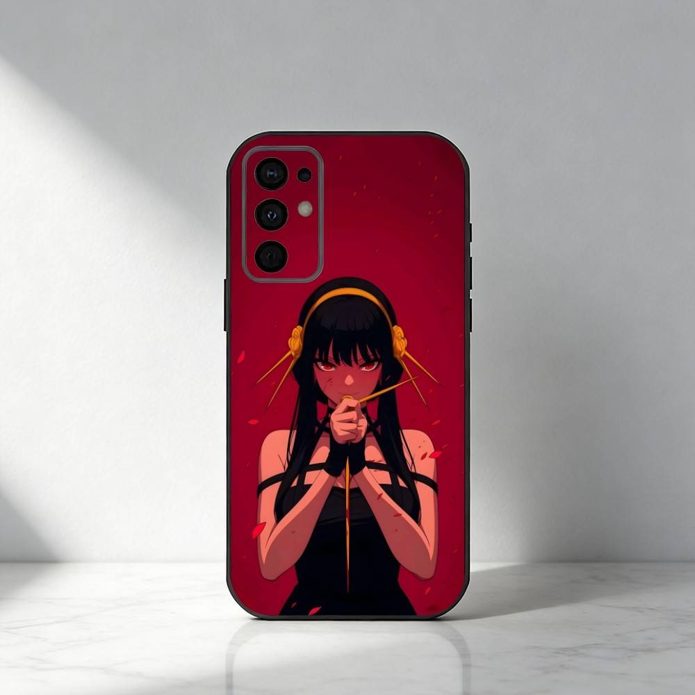 

Чехол для телефона Waifu Y-YOR Killer Spy Family для Samsung S25, S24, S21, S22, S23, S20, Ultra, S26, Plus, Fe, Note, 5G Черный Samsung S20ULTRA5G