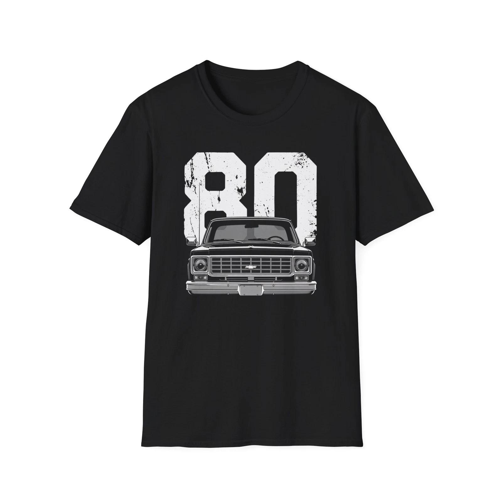 80 C10 Classic Pickup Truck Distressed Graphic Vintage T-Shirt XXXL
