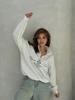 American Artistic Print Loose-Fit Hip Hop Hoodie