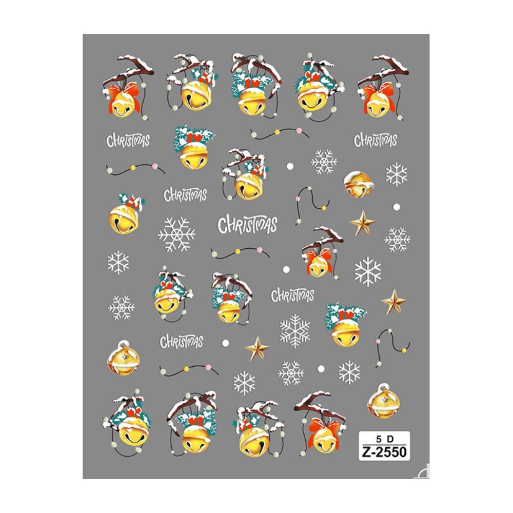 Weihnachtliche Nagelsticker – Schneeflocken- und Schneemannmuster, selbstklebend, mattes Finish, festliche Nageldekorationen zum einfachen Anbringen!