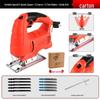 Compact Electric Reciprocating Saw with Jigsaw Conversion Head for Woodworking