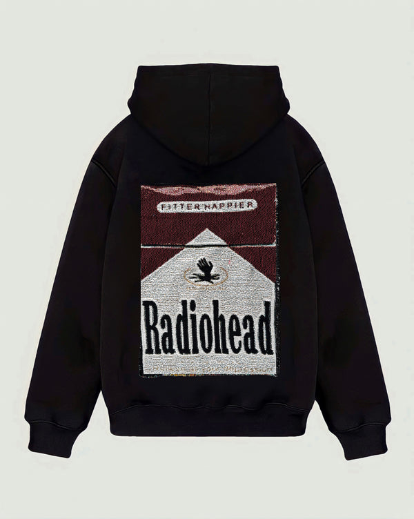 Radiohead Grafiniai Džemperiai Su Gobtuvu Ruduo Žiema Vyriški Manga Vintažiniai Per dideli Unisex Gatvės Apranga Madingi Sportiniai Grafiniai Y2k Trumpomis Rankovėmis Klasikiniai Aukštos Kokybės