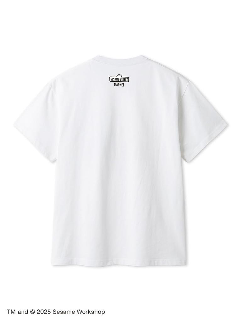 Sesame Street Market Rainbow T-Shirt SSMUCT253432 WHT