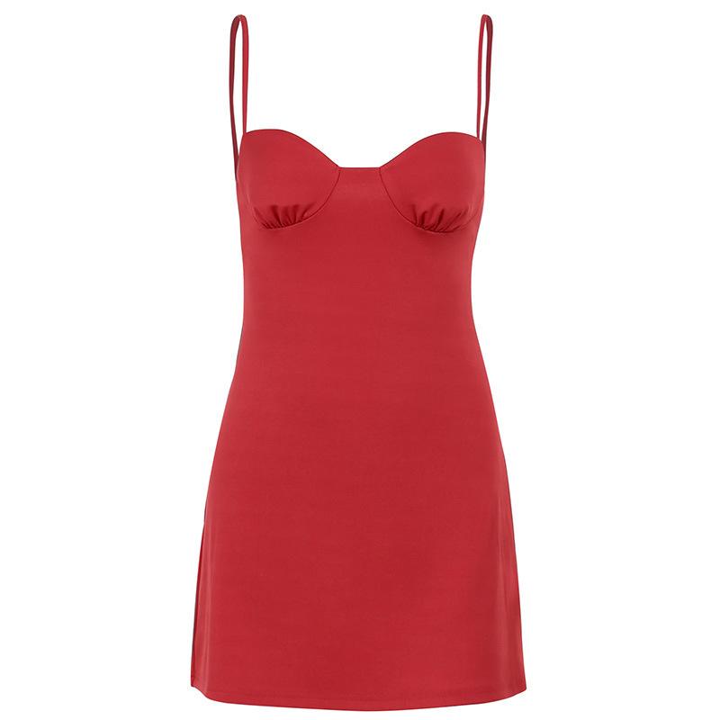 Women's Skirt Short Skirt 2026 Summer New Women's Casual Sexy Slim Suspender Dress Women