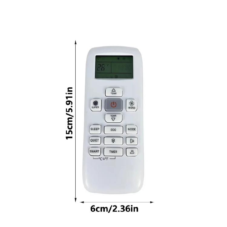 Universal Air Conditioner Remote Control Replacement for 370 RCH-RUY-0 Air Conditioning LCD Remote Controller