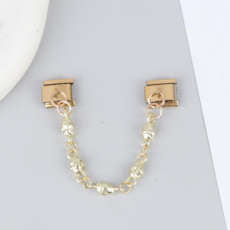 Stainless Steel Cherry Heart Star Gold Color Tassel Chain Italian Charm Links Fit 9Mm Bracelet Diy Making Jewelry Accessories