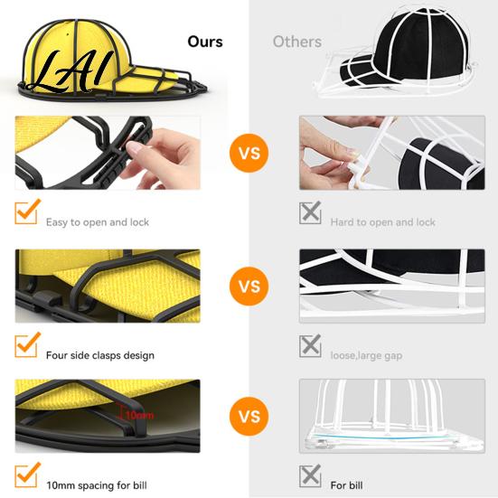 Cap Shaper for Laundry Hat Washer Washing Machine Cage Baseball Caps Protective Cleaning Frame Keeper Preventing Deformation Dishwasher Cleaner