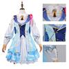 Genshin Impact COS Kamisato Ayaka Skin Huashi Letter Skirt Cosplay Girl Princess Anime Costume
