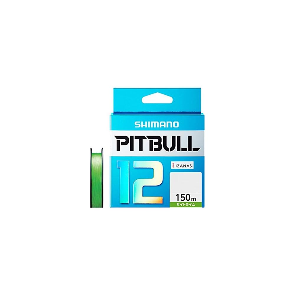 Shimano PE Line Pitbull 12-Strand 150m 1.2mm Sight Lime 28.4lb Fishing Line