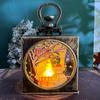 Christmas Tree Christmas Portable Lantern illuminated Christmas Hanging Lamp  Navidad