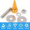 4PCS M6 Threaded Tips Screw Car Modified Fasteners Fender Washer Bumper Engine Screws License Plate Aluminium Alloy Bolts