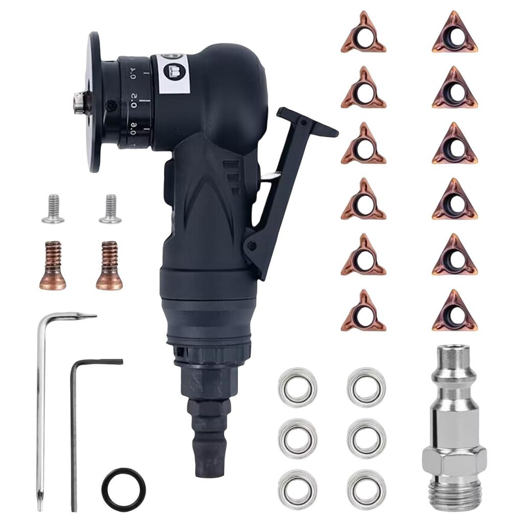 Pneumatic Trimming And Chamfering Machine Handheld Metal Edging Machine 45 Degree C Angle R Angle For Wood Burr Trimming