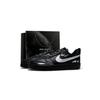 Court Borough Leather Slip Resistant Abrasion Resistant Low Top Skateboard Shoes Women's Black Silver DV5456-002(Team1517-SBOX)