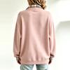 Women's Long Sleeve Half Zip Sweatshirt with Stand Collar Casual Pullover