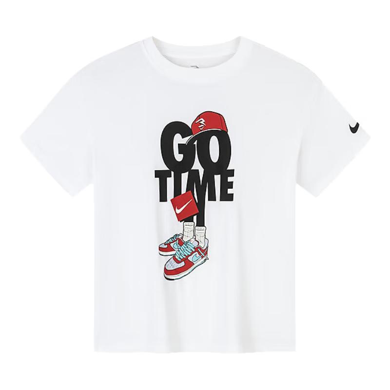 Nike Kids  Playful Logo Short-Sleeve T-Shirt M