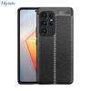 Suitable for Samsung S23 Ultra Lychee Pattern All-inclusive Mobile Phone Case note20TPU Leather Pattern Anti-drop Protective Case