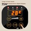 Air Conditioner Wall Mounted Room Heater Temperature Adjustable Timer Wall-mounted Function Digital Display Waterproof with Remote Control Versatile