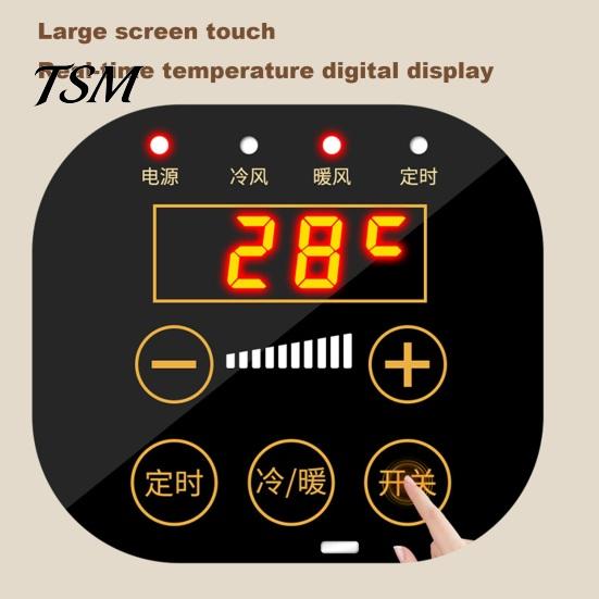 Air Conditioner Wall Mounted Room Heater Temperature Adjustable Timer Wall-mounted Function Digital Display Waterproof with Remote Control Versatile