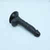 Sex Machine Attachment ROUGH BEAST 8.27" Black/Flesh Dildo for Masturbation Machine