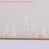 5Pcs For Ampoule Serum Flared Shape Penicillin Bottle Sealing Caps with Dropper Clear Tea Color 13/20mm White Tip Spout Caps