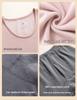 Lyocell Cashmere Thermal Set: Fleece-Lined, Extra Thick, Self-Heating Base Layer for Couples (Autumn Wear)